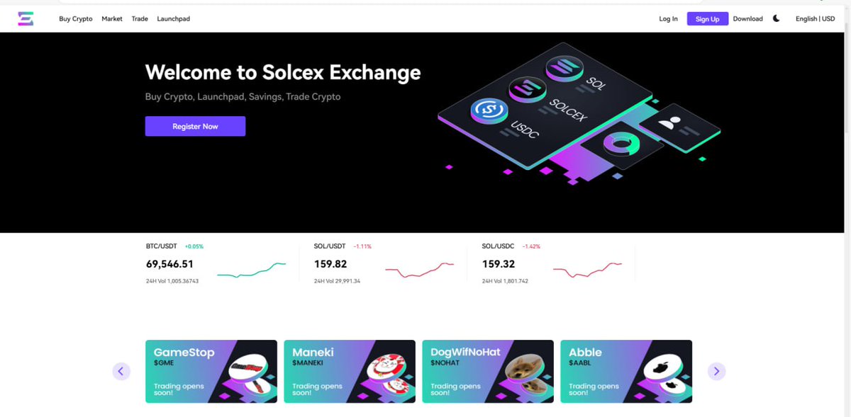 solana_daily's tweet photo. 📢We're truly honored to be entitled by @SolCex_Exchange to access their amazing exchange ahead of launch!👏

Intuitive &amp; slick UI, easy to get on with! Stay tuned for our review video about SolCex👏

SolCex will be launching its exchange on 25th. Keep an eye out!👀

#SolCEX https://t.co/bMA2SOEN0V