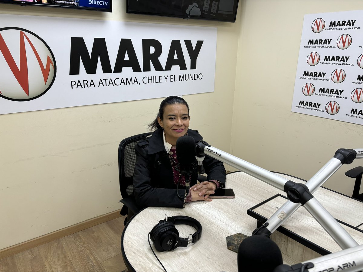 Directora regional, Rosa Román, visita <a href="/radiomaray/">Radio Maray Copiapó</a> para invitar a participar en Agua Futura 2024, Congreso Regional de Gestión Hídrica y Oportunidades de Adaptación al Cambio Climático que se realizará los días 11 y 12 de junio. Inscripciones encongresoaguafutura.com