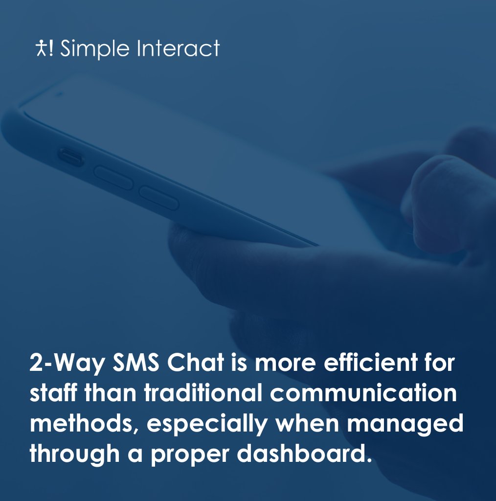 simpleinteract's tweet photo. Dive into the world of bi-directional communication options. From traditional phone calls to innovative chatbots and 2-way SMS texting, discover what suits your practice and patients best.

https://t.co/dP6QA0q66L https://t.co/lpr34eDfSC