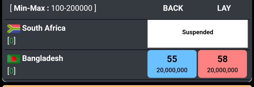 Sagartipster's tweet photo. ๐จ LIVE BET T20 WORLD CUP ๐จ
โญ SOUTH AFRICA VE BANGLA โญ
MATCH 1ST ENTRY
BANGLADESH FAV 1.55P LAY NOW
BE PLUS SOUTH AFRICA WITH 2 LIMIT
#CRICKETTWITTER #GAMBLINGX #GamblingTwitter #Bettingtwitter #bettingtips #bettingexpert #SAvBANG #WC2024 https://t.co/rmxyguij3q