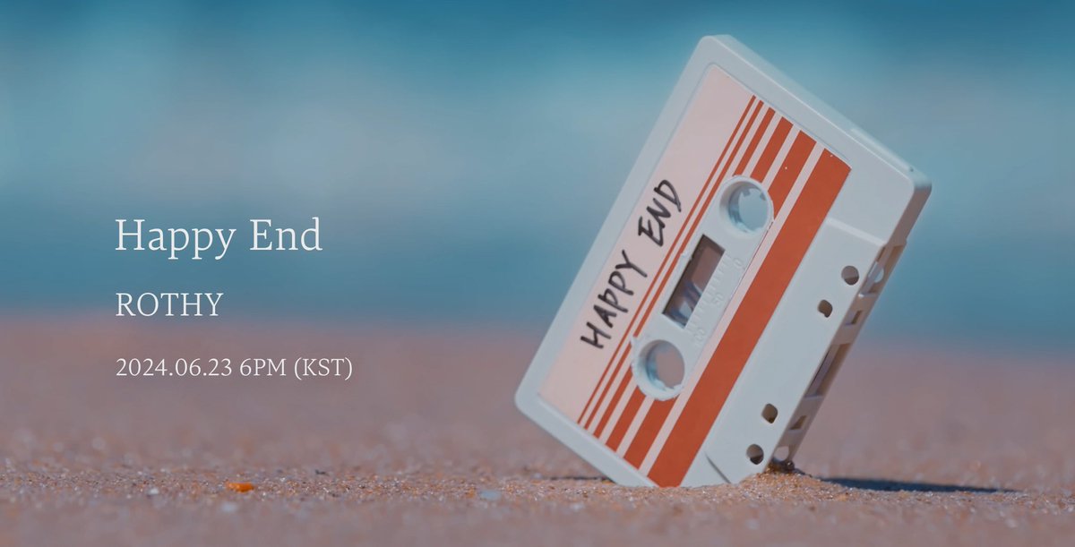 ROTHY
Digital Single Album

💿 Happy End

2024.06.23 6PM (KST)

#로시 #ROTHY
#HAPPY_END