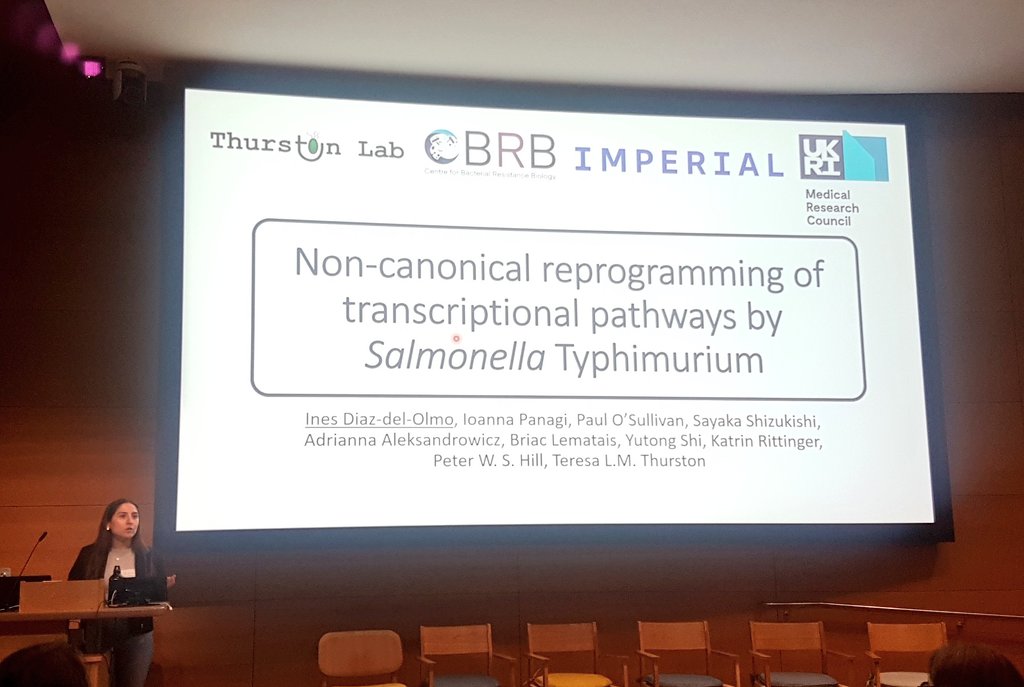 London Infection Network for/by ECRs (LINE) (@londonecr) on Twitter photo The final talk in this session: <a href="/Ines_DdO/">Inés</a> shows us how Salmonella typhimurium uses SteE to elegantly hi-jack non-canonical STAT3 singalling to shape its survival niche! The final talk in this session: <a href="/Ines_DdO/">Inés</a> shows us how Salmonella typhimurium uses SteE to elegantly hi-jack non-canonical STAT3 singalling to shape its survival niche!