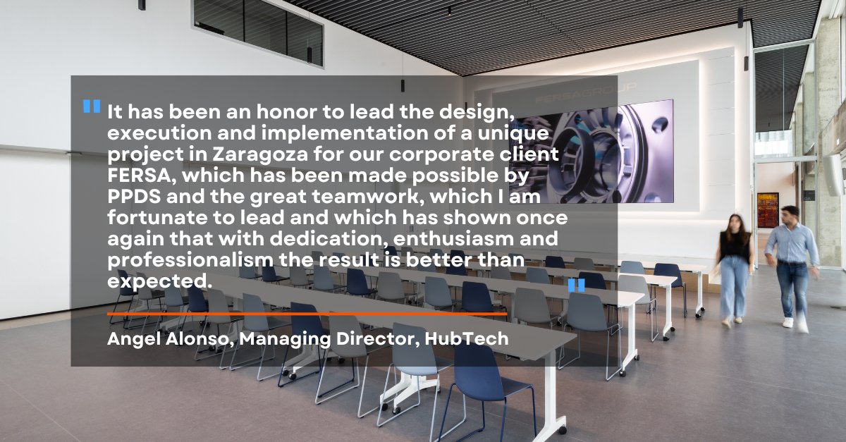 Fersa Bearings sought an innovative audio-visual solution to reflect their commitment to excellence at their headquarters in Spain. Two oversize Philips L-Line 7000 Series LED walls brought an immediate positive impact for guests and staff. Read more here: ppds.com/insights/fersa…