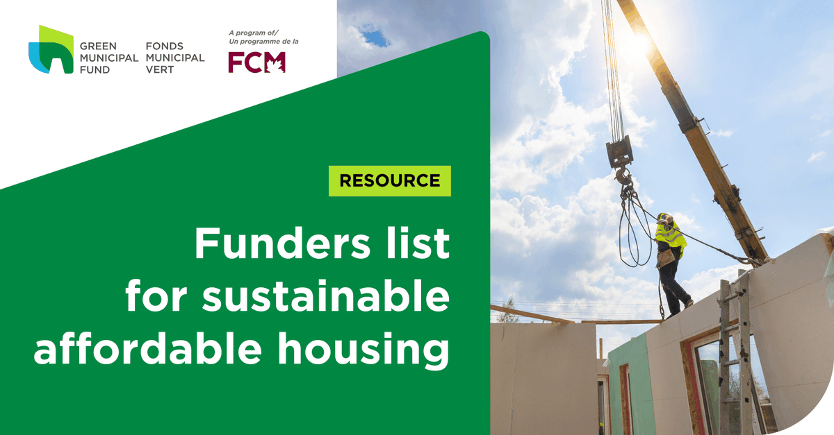 GreenMuniFund's tweet photo. 🏗️ Building sustainable and affordable housing can be complex, particularly when it comes to financing. GMF’s Sustainable Affordable Housing initiative offers a funder list that’s designed to streamline your search for financial sources: https://t.co/OPuhqg4DKU https://t.co/ZqRPEinpAB