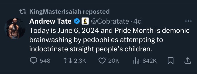 queerfootfella's tweet photo. all of this screeching homophobia and u still make ur living as a gay escort 😇

ps if u support dudes like this, financially or through engagement, pls use this pride month to take ur dick out of ur hands and reflect a little. i promise youll be happier with self respect 💜🏳️‍🌈🏳️‍⚧️ https://t.co/fx5kABfy9F