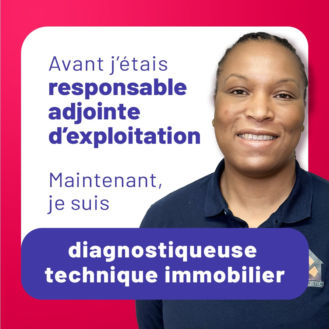 💫 Du transport à l'immobilier💫

Avant, Marie Sully était responsable adjointe d'exploitation dans le transport. Elle sentait qu'elle avait "fait le tour" de son poste.

C'est alors qu'elle a découvert sa véritable passion : l'immobilier 🏘️
#Reconversion