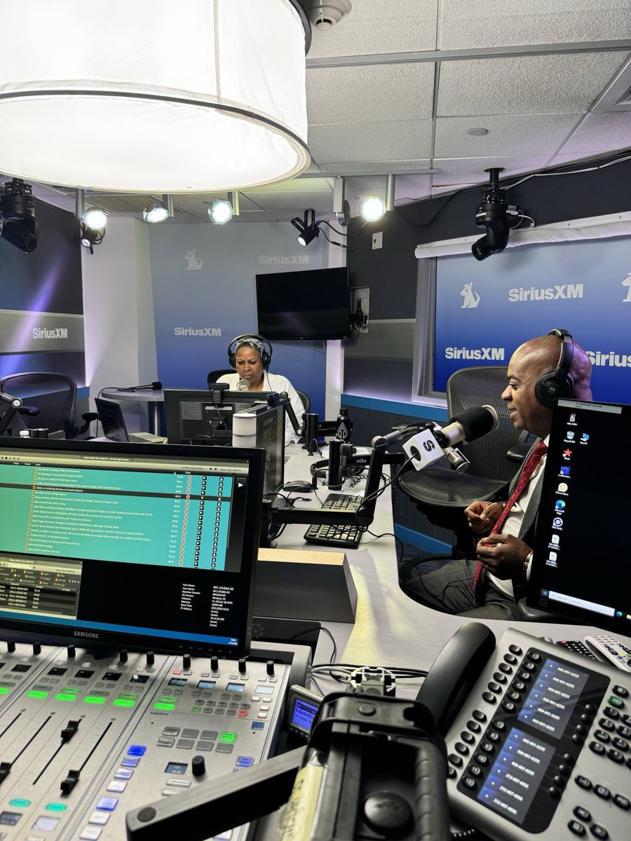Spent the morning with <a href="/karenhunter/">Karen Hunter</a> &amp; <a href="/IAmShawnaRenee/">TheShawnaRenee</a> on <a href="/UrbanViewRadio/">SiriusXM Urban View</a> talking about our vision for New Jersey - housing, crime reduction, education, affordability, the cost of segregation and the preeminence of collaboration and imagination. #ReimagineNJ