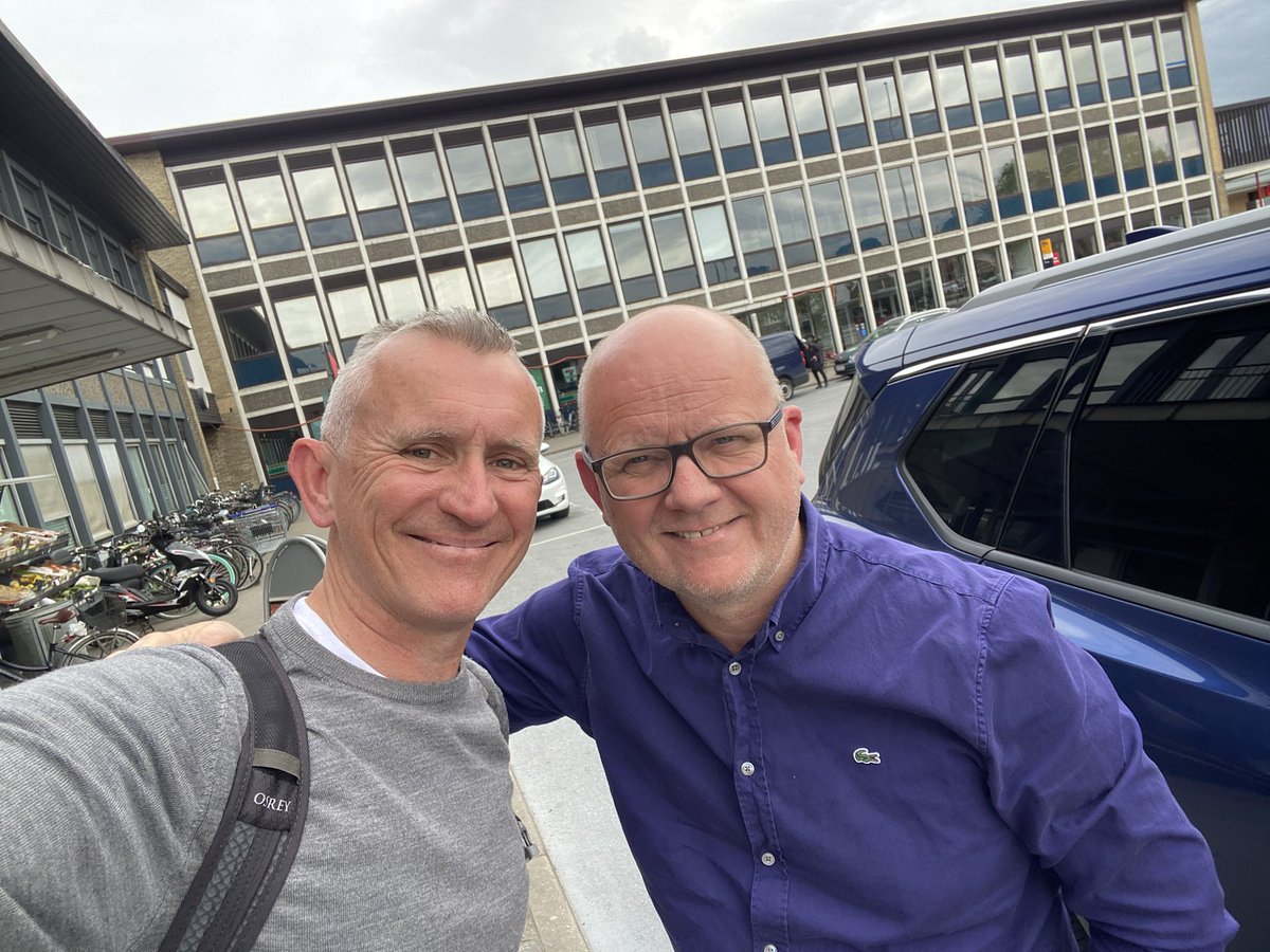 Sidste tur med @Per_Rud Køge-Nykøbing F. til en snak om Per selv, men også om HB Køge og kvindefodbold. #takforkampen