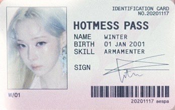 aespapcs's tweet image. Hot Mess pass id up close! superbeing ver. is integrated into the teasers (˃‿˂)