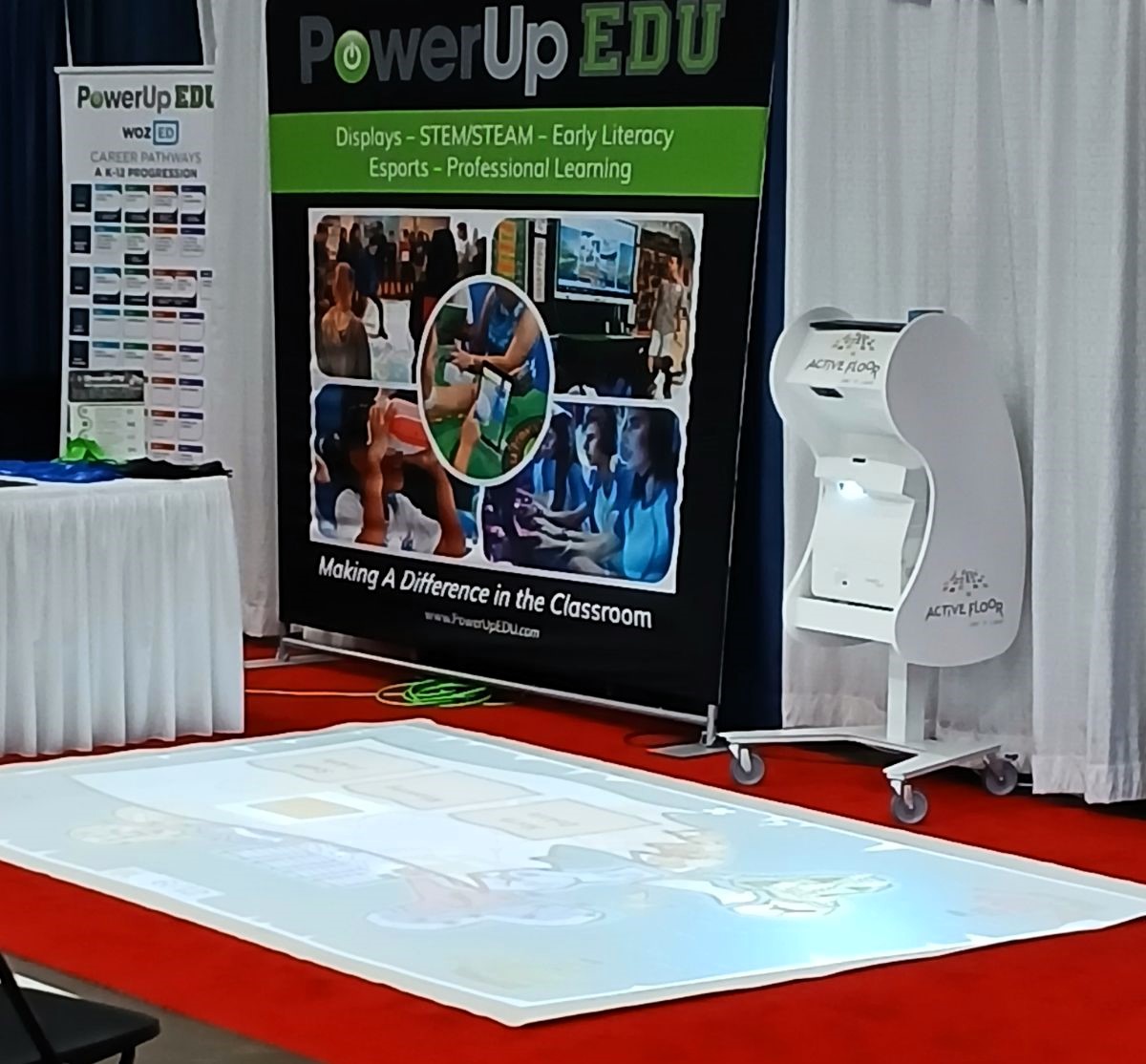 powerupedu's tweet photo. Good morning @CLASleaders #CLASConv24! Team @powerupedu is ready to #GetACTIVE at Booths 4-6. Let's get moving with #activelearning #STEM #Esports #TransformationalSpaces. Teaming up with partner @boxlight, hear about the next generation in #3DPrinting & #Datalogging. https://t.co/rG8z8M1mjq