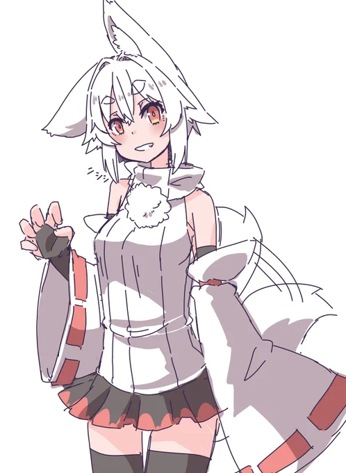 リハビリがてらね椛ちゃんをね描いてみるね意外に数日なら絵柄崩れずいけそうかな 