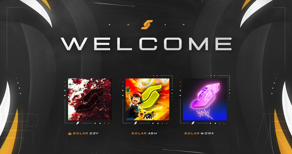 InTheSolarHQ's tweet photo. Please Welcome The New Sniper Lead &amp;  New Snipers To The Roster 🚀

👑DZY: @DZYvfx 
👤Ash: @Ash200IQ 
👤Work: @zw0rk6 https://t.co/xNg3OgsNSr