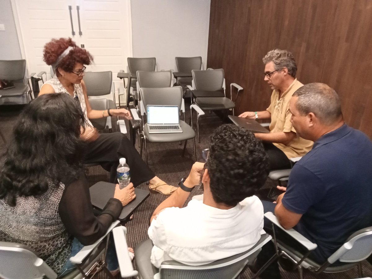 CubaMES's tweet photo. En el taller @gnufre se realizaron sesiones de trabajo donde se analizaron los distintos ejes de la nueva política para la transición energética en #Cuba y se presentaron nuevos proyectos de investigación
Importante espacio de cohesión entre instituciones https://t.co/lFIiC6Q0tv