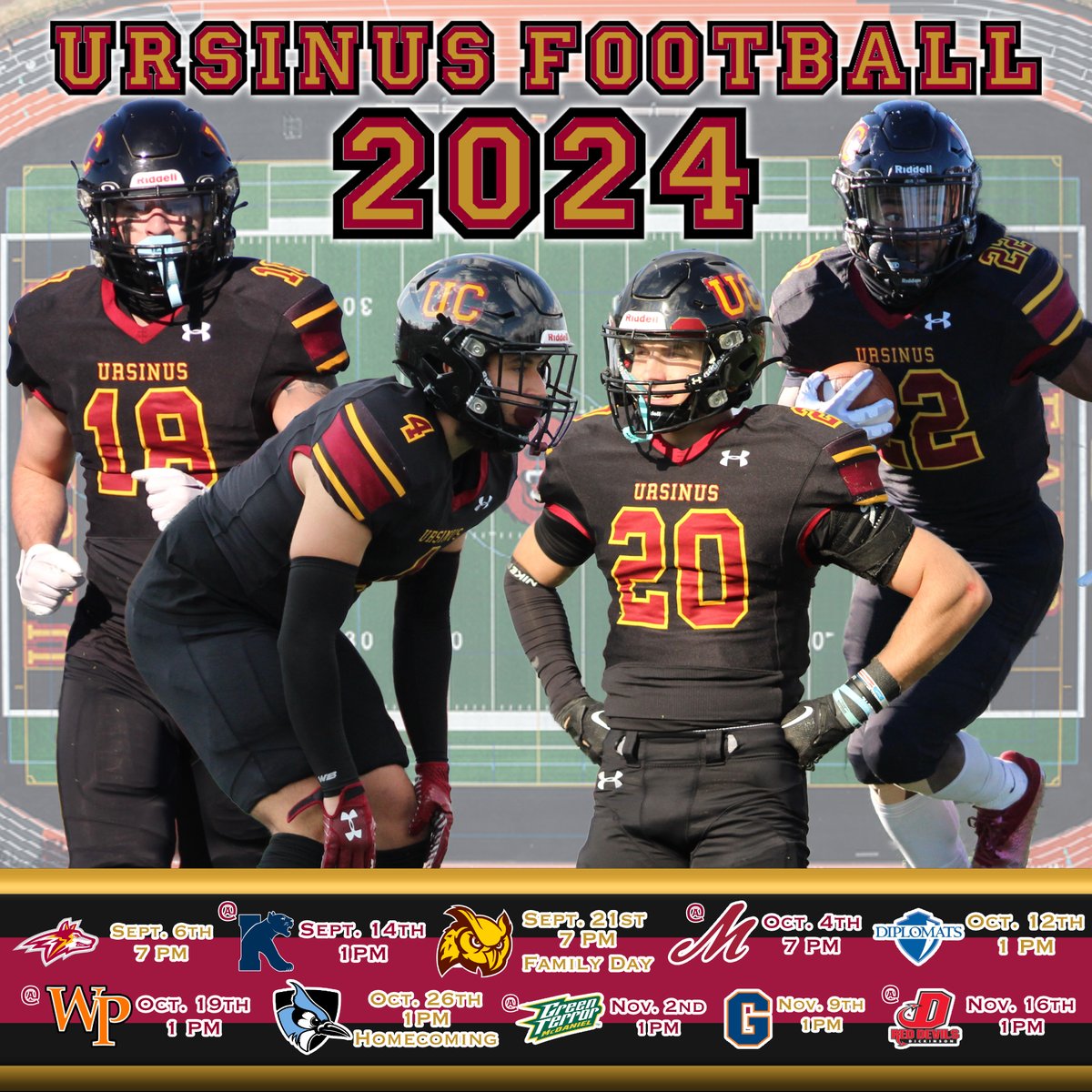 Mark your calendars! The Bears 2024 Schedule is here! #UCFB131