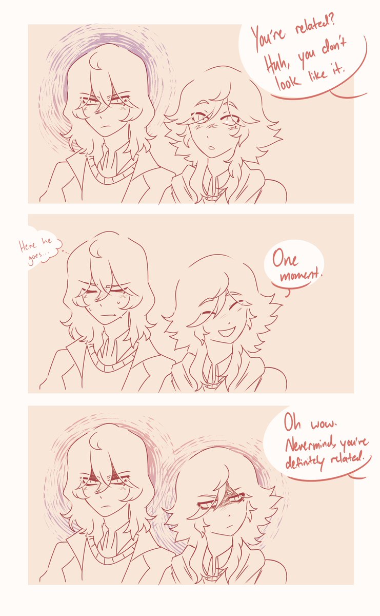 that one comic with sibligns mimicking each other or something feat. goro and ken
