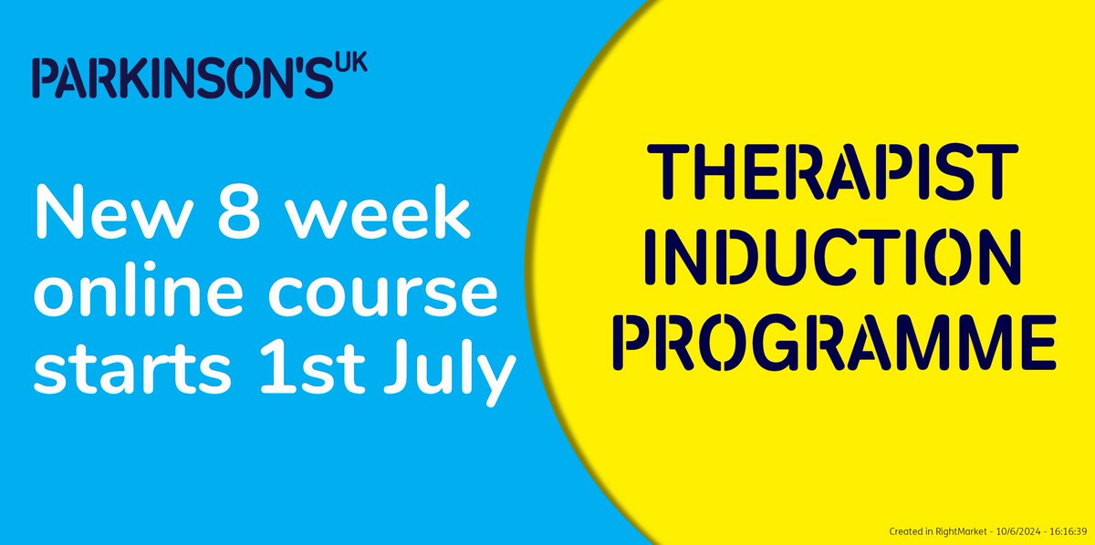 Are you an Allied Health Professional new to working with people with Parkinson's? Sign up for our free 8 week online course starting on the 1st July. 
Full details here👇parkinsons.org.uk/professionals/…