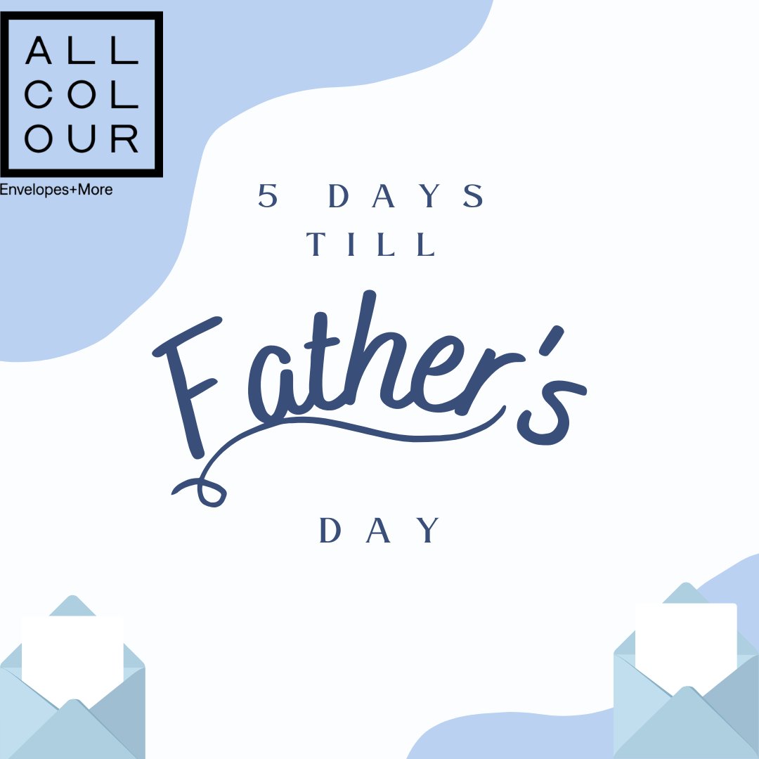 allcolourenvelopes.co.uk/collections/fa…

#countdown #fathersday2024 #fathers #fathersdaygifts #envelope #packaging