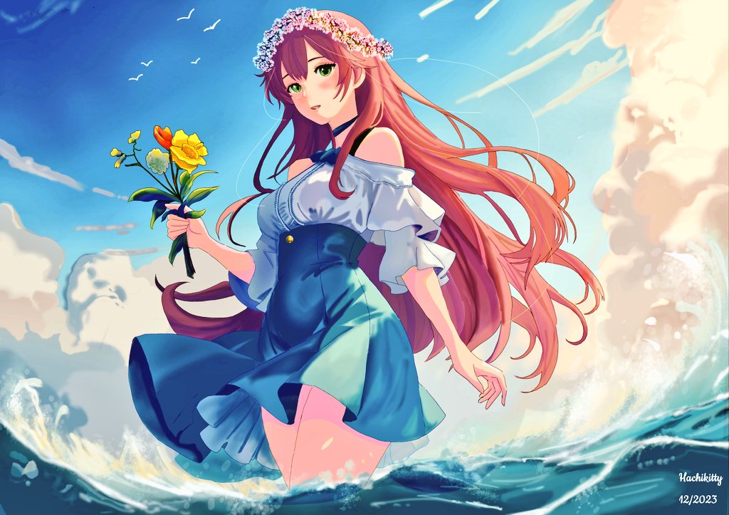 Hachi_Angy's tweet photo. A little artwork I drew after a while of procastinating.. 
kinda miss those brainstorm creative days 😌🤣 https://t.co/6mmD7CXWlz