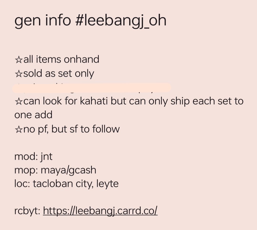 leebangjcart's tweet photo. #leebangj_oh rush

wts lfb ph add

skz onhand
reply or dm
see 1st photo for more info 

🏷️ stray kids bangchan leeknow changbin hyunjin han felix seungmin i.n pols skzoo pls help rt ty https://t.co/JekRwfmsCP