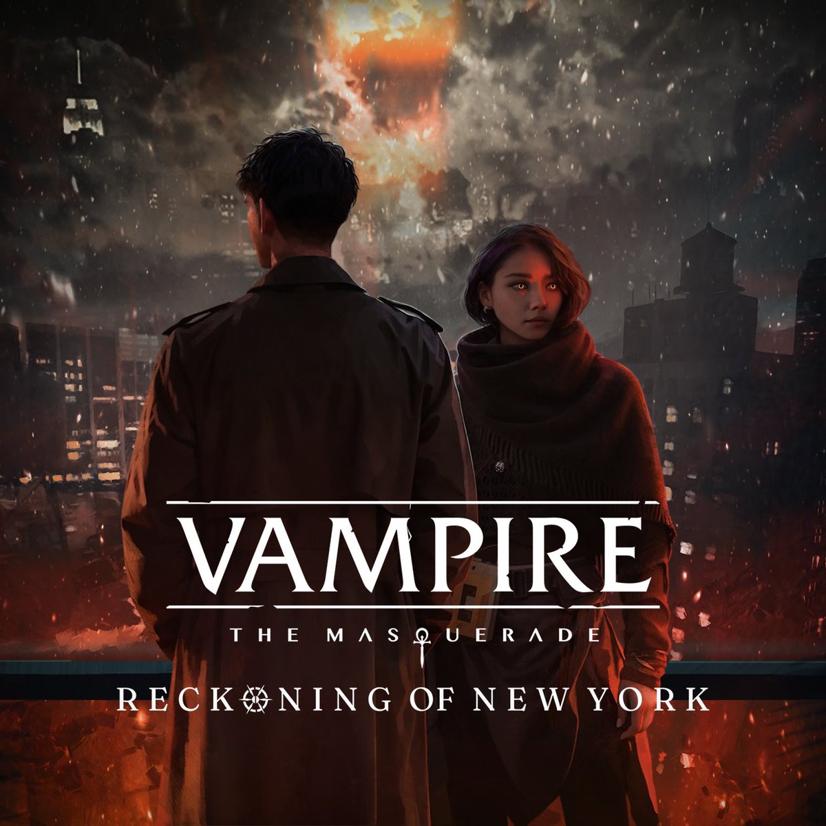 worldofdarkness's tweet photo. Say good evening to Vampire - The Masquerade - Reckoning of New York, new game from developers of fan-beloved VTM visual novels, Coteries &amp; Shadows of New York!

Play the demo now on Steam🦇

https://t.co/0WpPrHRaIa https://t.co/xDbPlGIEpl