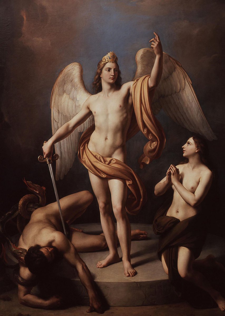 ¿Cómo te portaste este fin de semana?
 
Tu respuesta será sentenciada por «El ángel juez que premia al alma buena y castiga a la culpable», pintado en 1851 por Francesco Podesti.
 
El artista representa en esta obra a un ángel, término que proviene de la palabra griega ángelos,