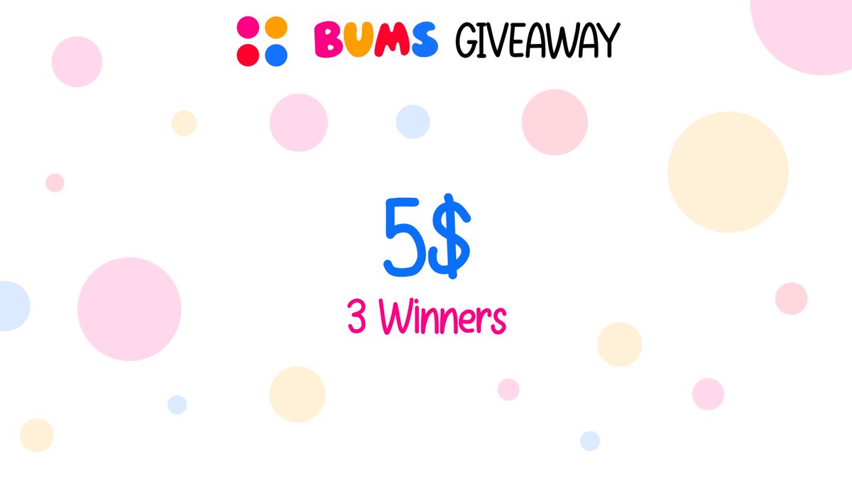 BUMS Giveaway 🍑

3 winners
5$ prize each

How to participate?

🍑 Follow us (<a href="/BUMS_NFT_/">BUMS</a>)
🍑 Comment your SOL address &amp; tag 3 friends
🍑 Like + Repost

Choosing winners in 48 hours!