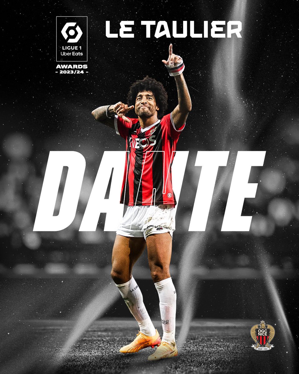 🇧🇷 <a href="/dante_bonfim/">Dante Bonfim Costa</a> est élu 𝗟𝗲 𝗧𝗮𝘂𝗹𝗶𝗲𝗿 de la saison 👏

#AwardsDeLaSaison I <a href="/ogcnice/">OGC Nice</a>