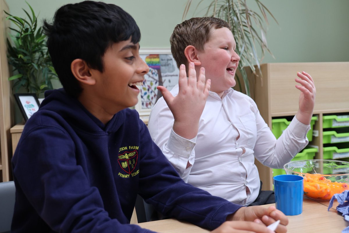 Great to welcome 250 children from local primary schools for our first ever STEM Day today. Our thanks to NESF, all the businesses who came along, our 3rd Year Senior students and 5K for all of their help. More tomorrow!