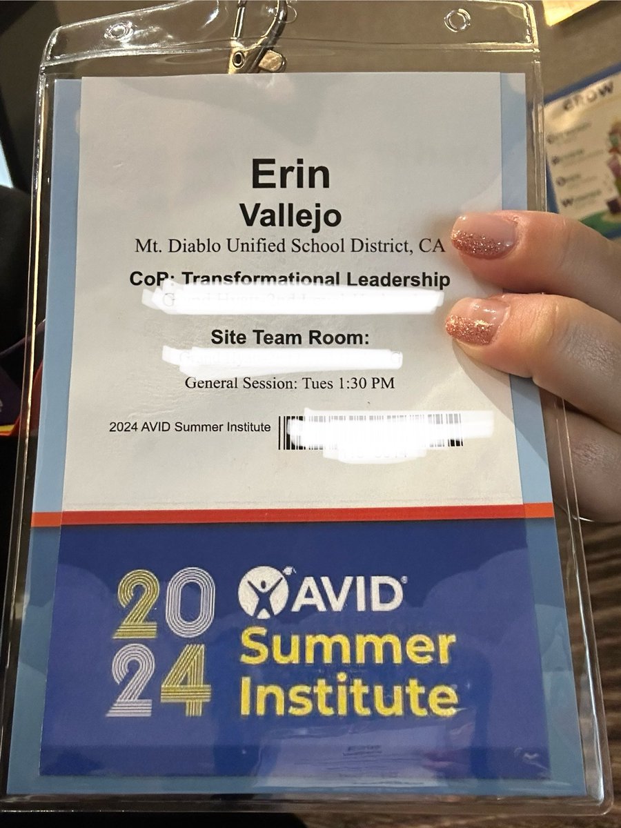 Another day, another conference, more learning! #avid4possibility <a href="/MtDiabloUSD/">MDUSD</a> <a href="/MDUSDEdTech/">MDUSDEdTech</a> <a href="/avid4college/">AVID</a>