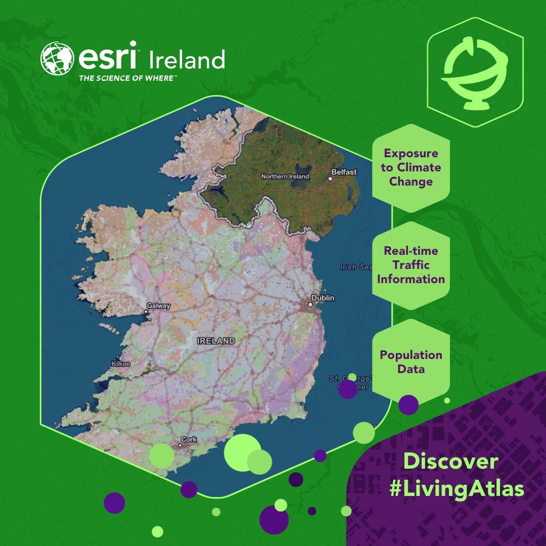 Interested in local and global exposure to climate change, real-time traffic information or population data?  Whatever your interest, explore informative, authoritative maps, StoryMaps and dashboards in the Esri #LivingAtlas of the World to learn more. 🌍 esri.social/fvMl50SehnT