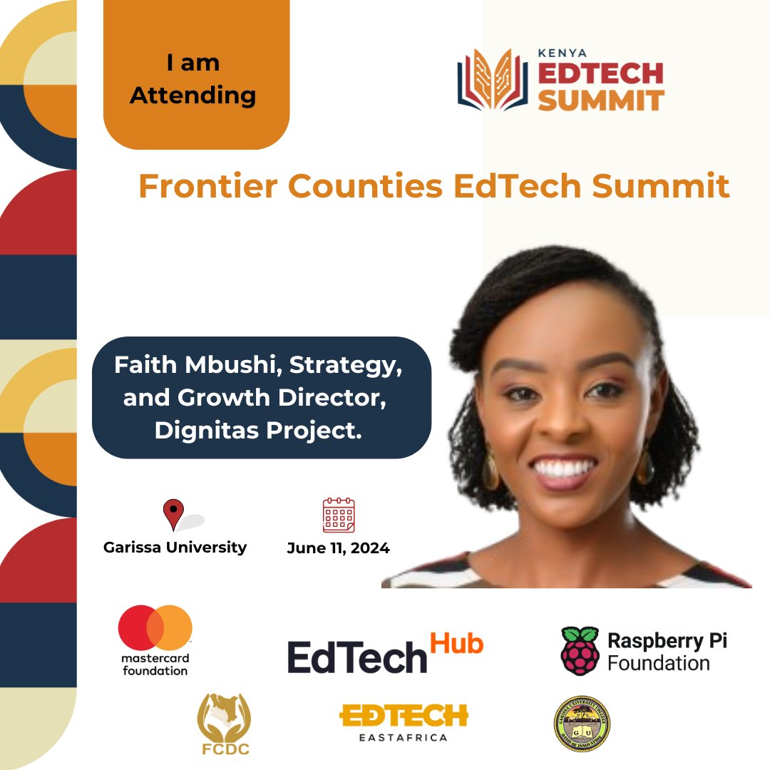 <a href="/jmwachi/">Joan Mwachi</a> <a href="/FCDCKenya/">FCDC Kenya</a> <a href="/M_Lugha/">M-Lugha</a> <a href="/Raspberry_Pi/">Raspberry Pi</a> <a href="/GlobalEdTechHub/">EdTech Hub</a> <a href="/MastercardFdn/">Mastercard Foundation</a> <a href="/Tciiku/">Faith Nyapara</a> <a href="/GarissaUni/">Garissa University</a> <a href="/cotter_edu/">Jennifer Cotter Otieno</a> <a href="/GarissaGov/">Garissa County Gvt.</a> <a href="/CikuMbugua/">Ciku Mbugua</a> Are you attending the #FCEdTechSummit at <a href="/GarissaUni/">Garissa University</a>? Let us know in the comments, and we might give you a shoutout.<a href="/MbushiNjagah/">Faith Mbushi Njagah</a> will be attending, representing <a href="/dignitasproject/">Dignitas</a> #EdTech254 #KenyaEdTechSummit