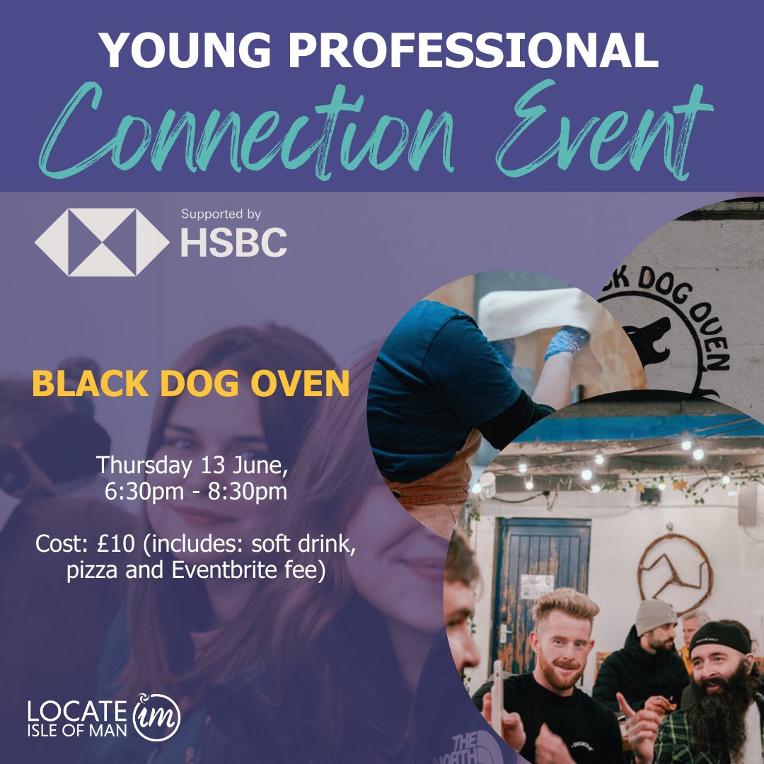 Are you a young professional eager to grow your network? 

Join us for our exciting upcoming Connection Event, proudly supported by HSBC! 🎉🍕

📅 Date: Thursday, 13 June 2024
⏰ Time: 6:30pm - 8:30pm
📍 Venue: The Black Dog Oven, Peel

🔗 Sign up here: ow.ly/HlpO50SegQH