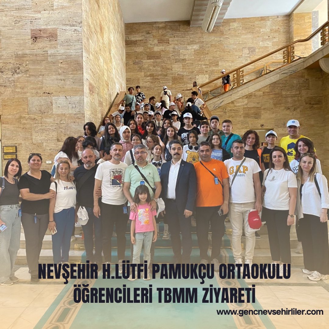 gencnevsehir's tweet photo. Nevşehir H.Lütfi Pamukçu Ortaokulu Öğrencileri TBMM Ziyareti

https://t.co/fnY90y0wd6 #tbmm https://t.co/rsEq01gUaJ