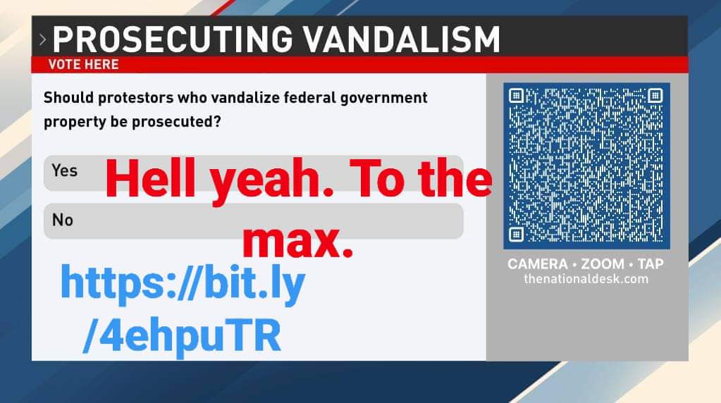 Should protestors who vandalize federal government property be prosecuted?

Read more: bit.ly/4ehpuTR