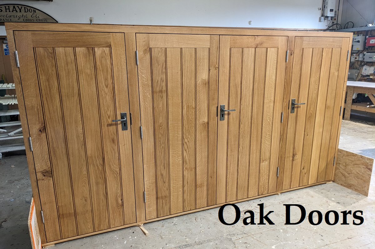 Here is a lovely 😍 set of custom made doors that we delivered to our client today.

Made from durable air dired oak 🌳

If you need custom made oak joinery in Devon please contacts us 👇

gshaydon.co.uk

#joinery #oak #timberdoors #oakdoors