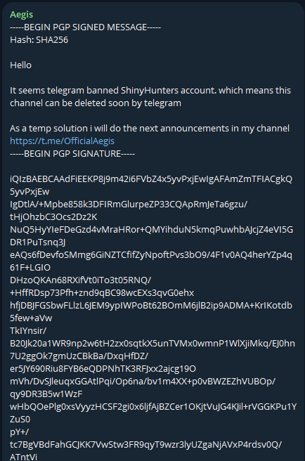 socradar's tweet photo. 📢 UPDATE: #ShinyHunters, the last admin of BreachForums, has disappeared following recent law enforcement actions. Both #Clearnet and #TOR domains are down. Concerns rise over user exposure and the forum's future. Read more on our article:
https://t.co/Ab5r7zP29t
#CyberSecurity #DataBreach