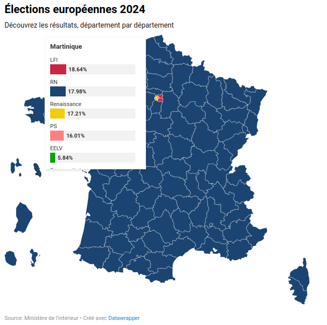 adamhesim's tweet photo. Dites, @francebleu , ça serait sympa de ne pas nous peindre en Marine quand on est l'une des rares régions à avoir résisté à la vague... Ou alors il y a un bug avec  @Datawrapper 
https://t.co/2vziVmH9Vz https://t.co/HKp4mYffVg