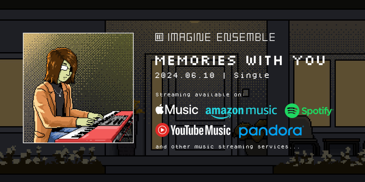 ImagineEnsemble's tweet photo. Hello, Imaginers!
Check out our new song (solo piano):
"Memories with You"

Available on your favorite music streaming service:
https://t.co/gfiMNzViuI

#music #piano #soloPiano #soloPianoMusic #orchestra #tunecore #spotify #appleMusic #amazonMusic #pandoraMusic #tidalMusic https://t.co/zOAGGT3Sm7