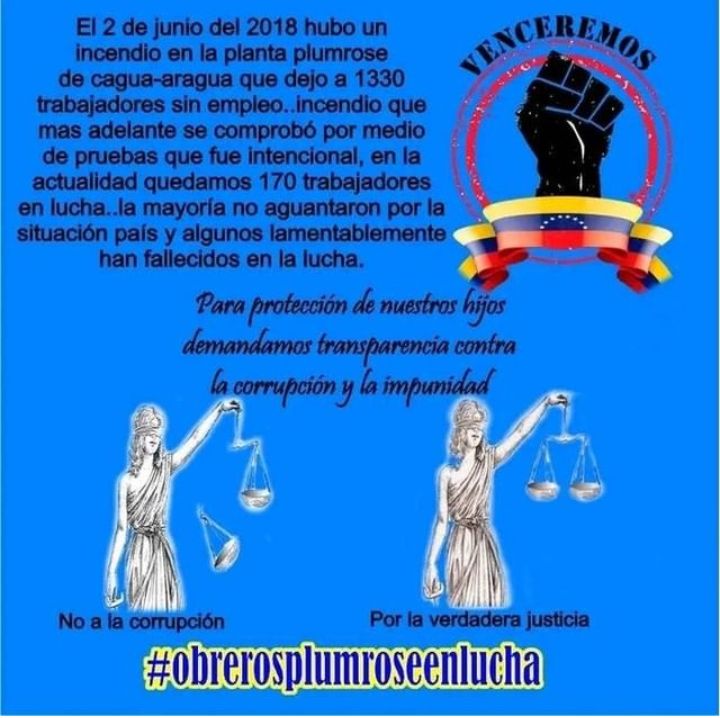 acevedo_2004's tweet photo. @MinpublicoVEN a 6 años del caso Plumrose planta Cagua... corrupción, ocultamiento de pruebas, compra de conciencias, exigimos una investigación del caso..hasta cuándo!!!! https://t.co/Nkz6v35aCO