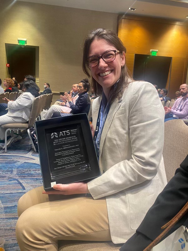 Congratulations to our lab member <a href="/thaysebrug/">Thayse Brüggemann</a> on this award!!