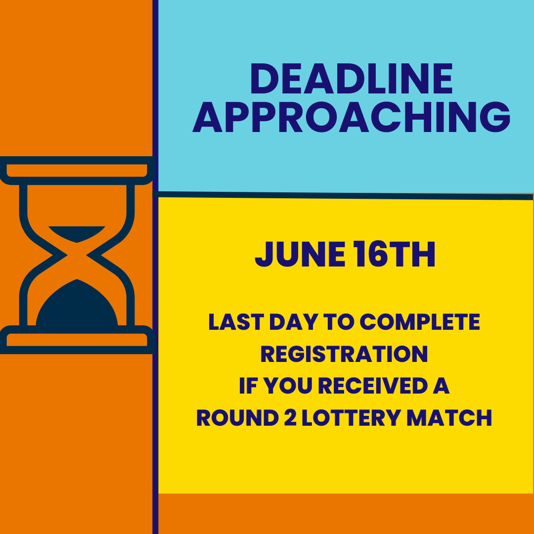 If you received a new lottery match on May 16th you have 30 days to complete registration, or you could lose your seat. IPS students returning to an IPS school do not need to complete registration.

Please email info@enrollindy.org or call us if you have questions!
