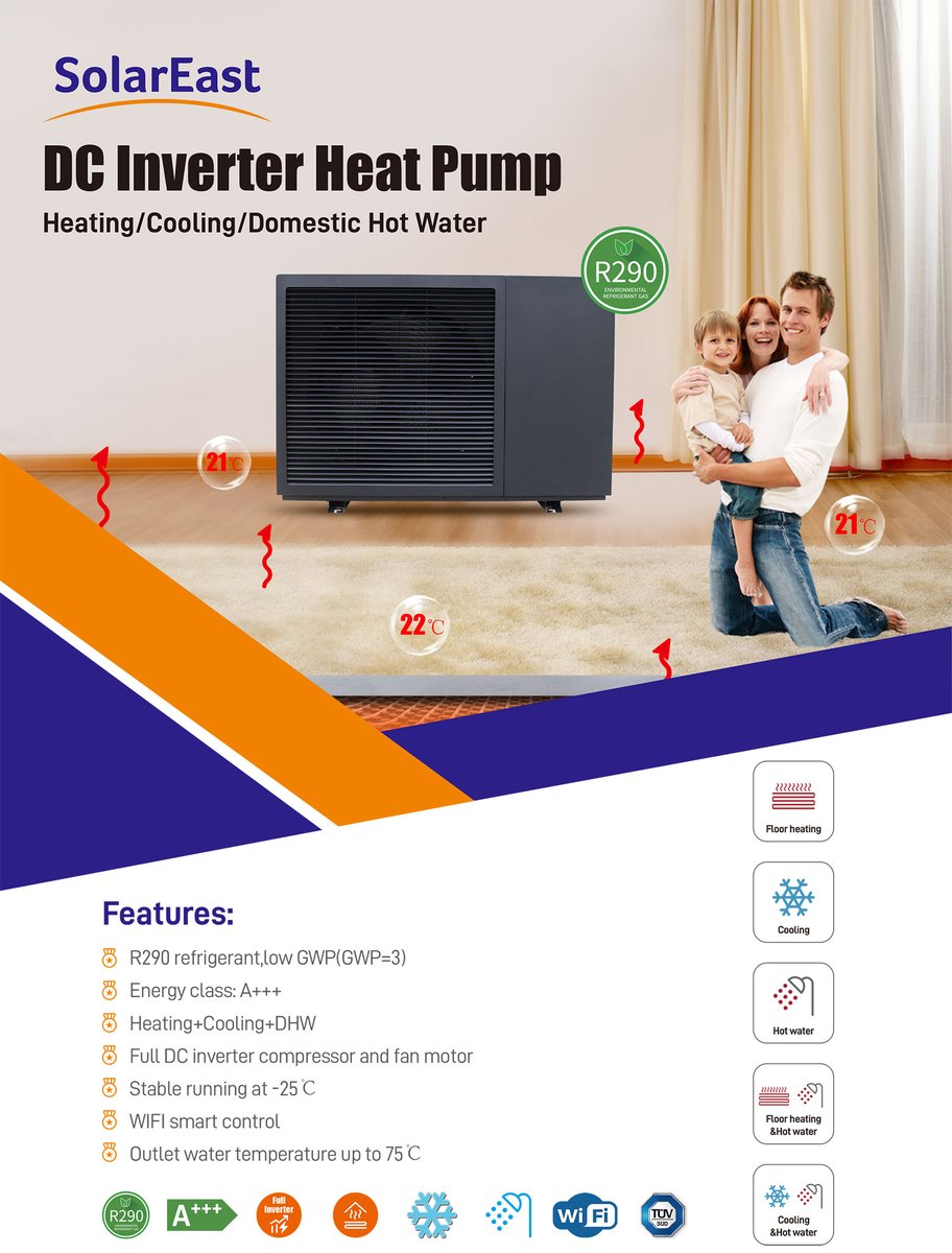 brady_peng's tweet photo. This machine, as shown in the picture, can handle your home's winter heating, summer cooling, and hot water needs for the kitchen and bathroom. There's no better investment for your household!
#heatpump #airtowater #R290 #heatingcoolingDHW #heatingsolution #waterheater https://t.co/HcJjgn0451