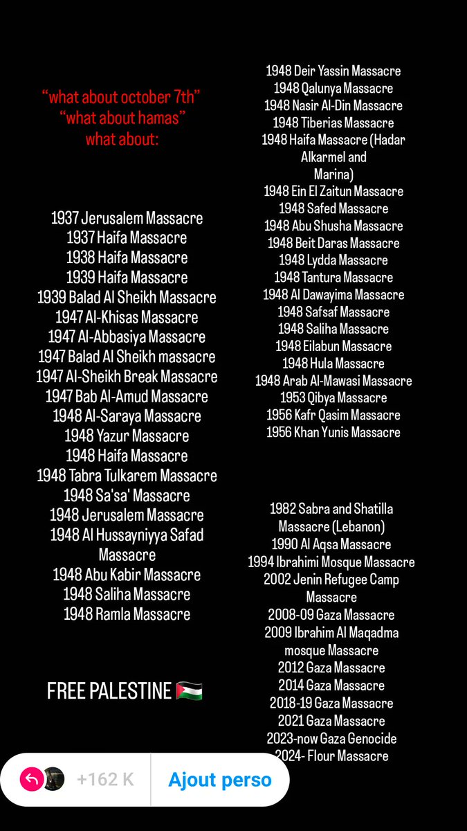 Gunner929's tweet photo. @AnterosHyperion @Personne121240 @JustDurandLoic @RimaHas Ce que fait Israël envers le peuple palestinien depuis 48 c'est du terrorisme y'a pas d'autres mots pour décrire tous les atrocités qu'ils y commettent... https://t.co/dCc641FG3d