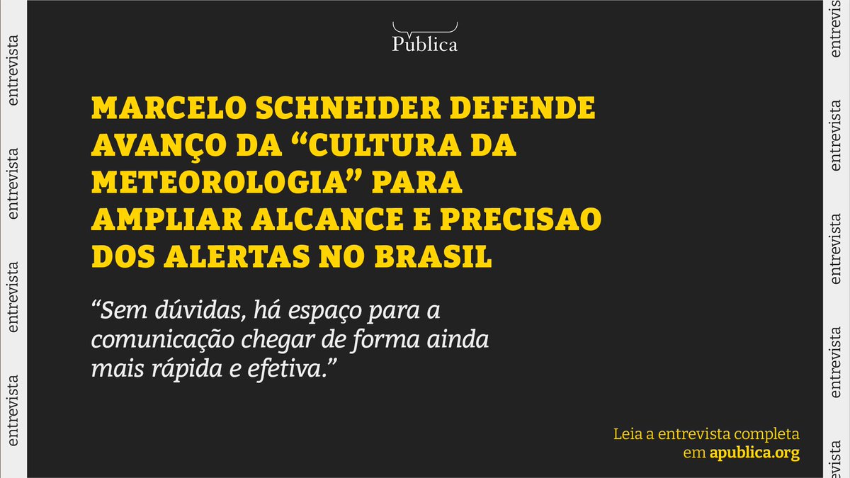 💬 ENTREVISTA | Marcelo Schneider defende avanço da “cultura da meteorologia” para ampliar alcance e precisão dos alertas no Brasil. “Faltou escala para mostrar as chuvas no mapa”, diz Schneider, coordenador do distrito de meteorologia de Porto Alegre do Inmet.