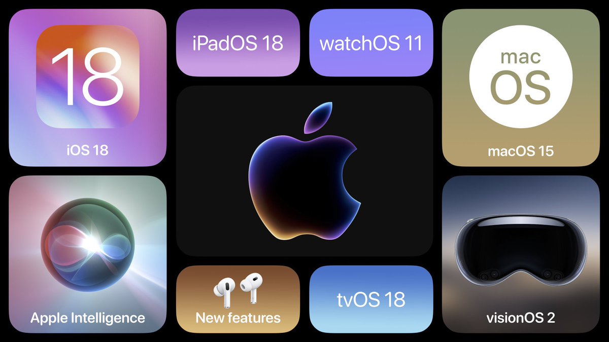 olq1_'s tweet photo. 🍏 #WWDC2024 متحمسون لاكتشاف الابتكارات الجديدة من #آبل 🤖💡.
هل سنرى الذكاء الاصطناعي يأخذ الأضواء هذا العام؟
حيث يوجد اخبار بأن آبل ستدعم #الذكاء_الأصطناعي في أجهزتها.
الليلة سيتم الإعلان عن النسخ التجريبية لكل من :
#iOS18
#MacOS15
#ipabOS18
#tvOS18
#Watch11
وممكن سيكون إعلانات أخرى من منتجات #Apple
المؤتمر سيبدأ الليلة في تمام الساعة 8 مساءاً بتوقيت مكة المكرمة
🌟 #ابل #تكنولوجيا #ابداع