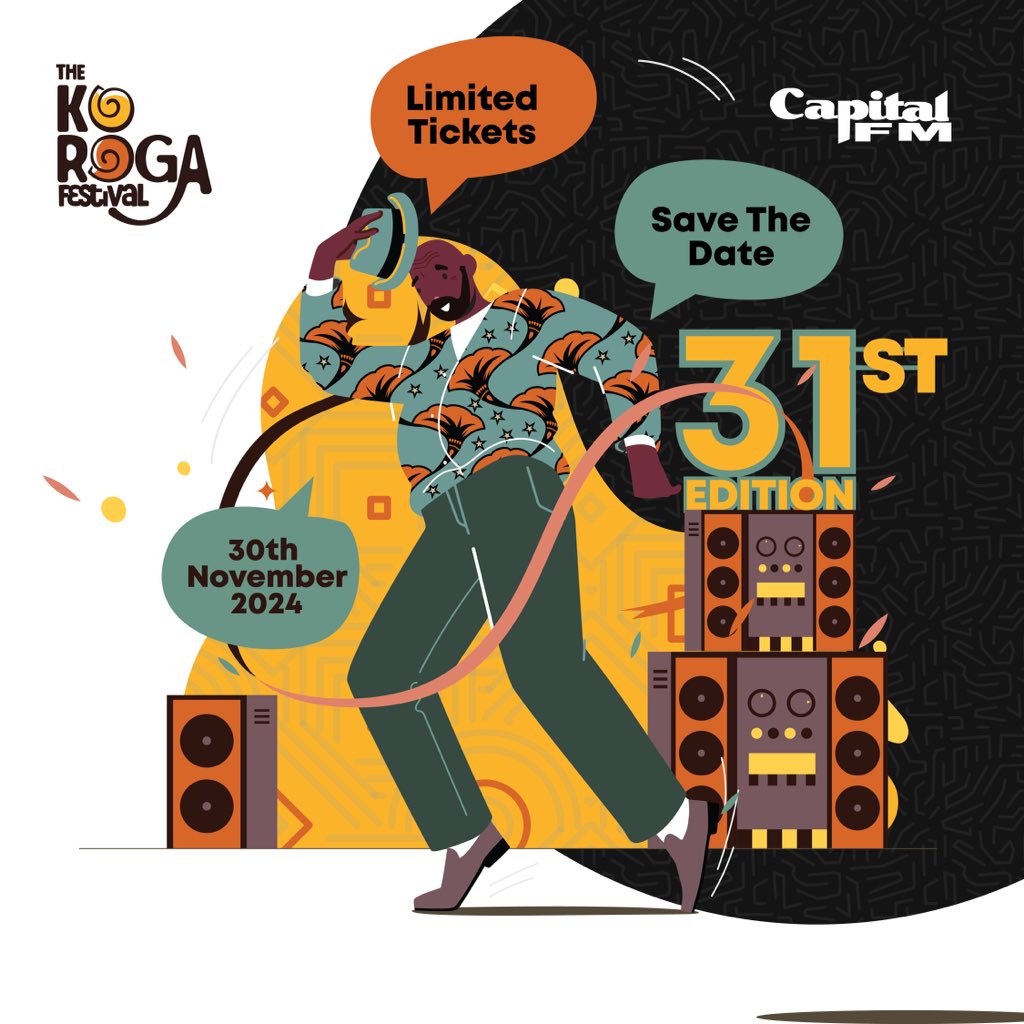 Here We Go…! #SaveTheDate <a href="/KorogaFestival/">#KorogaFestival</a> <a href="/CapitalFMKenya/">Capital FM Kenya</a>