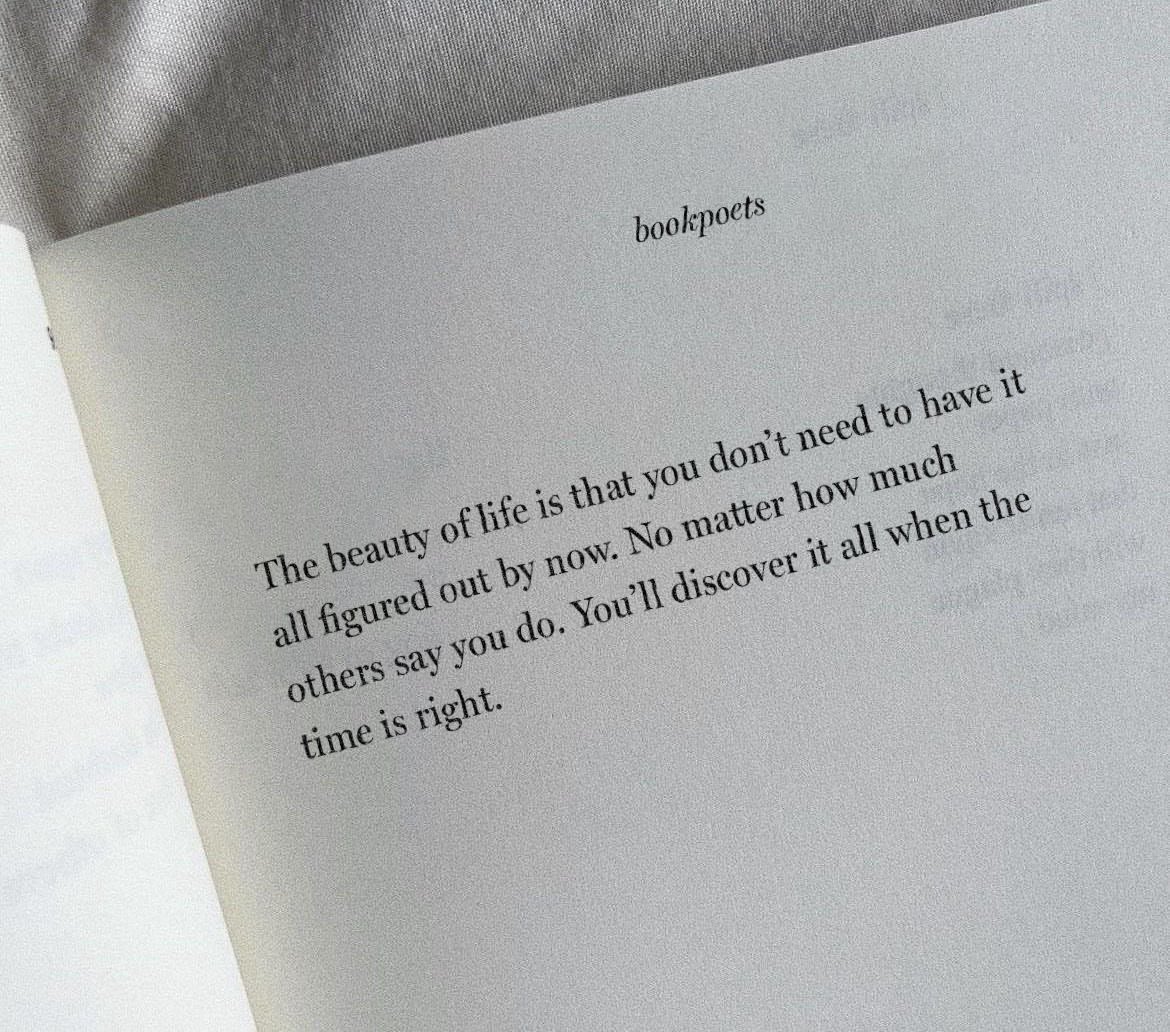 bookpoets's tweet photo. everything happens in it’s own time https://t.co/Q8pLr8sZch