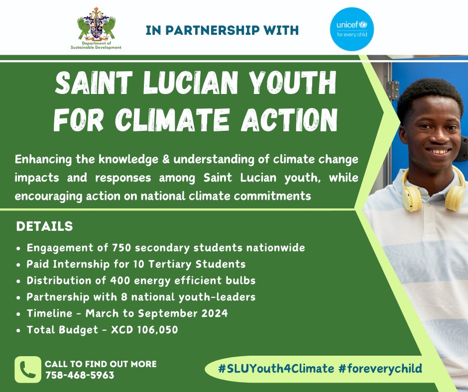 #SLUYouth4Climate equips youth leaders with the skills they need to take action!

The initiative includes:

➡️ Presentations across ALL secondary schools! 
➡️ Month-long internships for top students! 
➡️ Energy-efficient lightbulbs for schools!