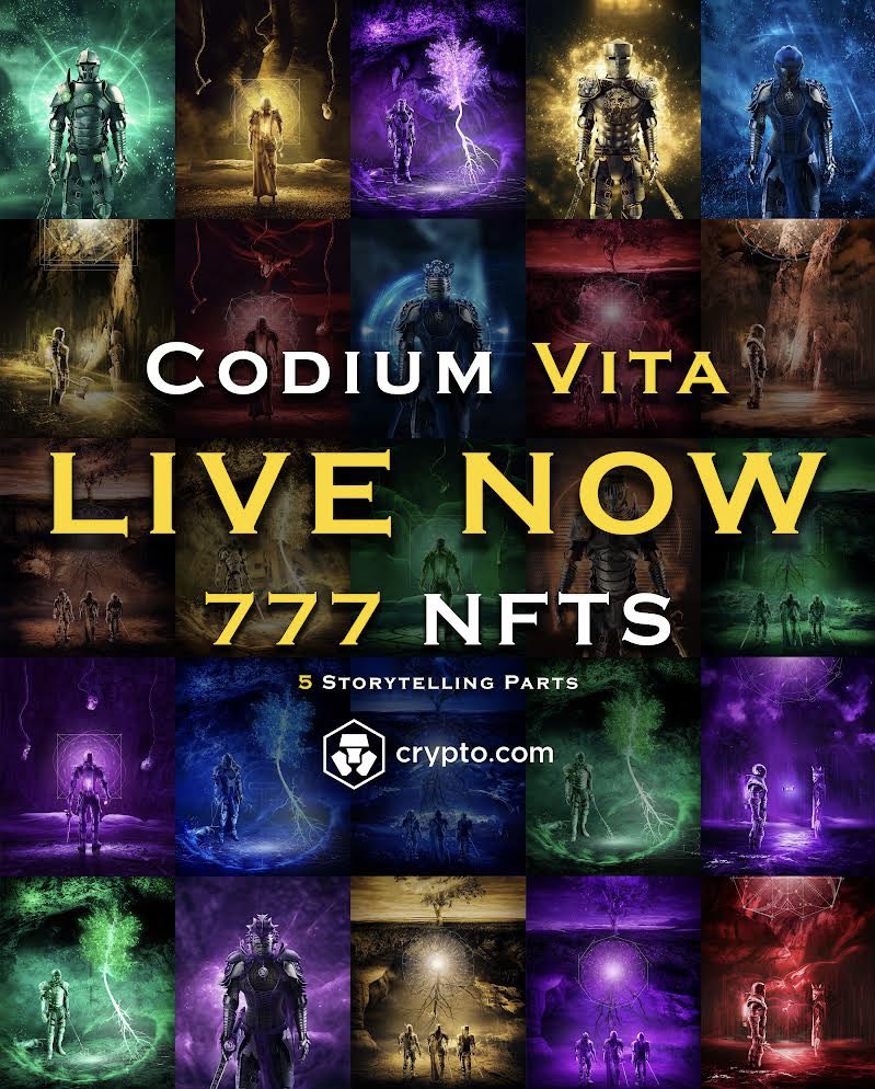 codiumvita's tweet photo. Guardians are LIVE on @cryptocomnft and waiting for you, so don't miss out! ⚔️👇💚

https://t.co/4hAmtZO0NH

#NFT #cryptocom #cryptocomNFT https://t.co/AzQLcO0Zu2