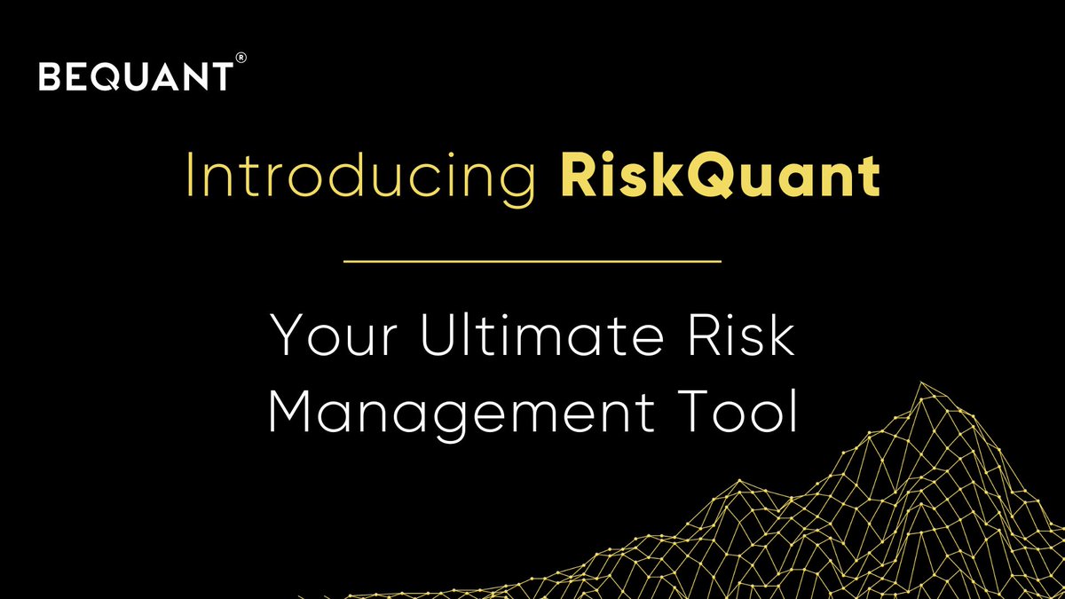 ⚡️We are thrilled to introduce RiskQuant, our new suite of risk management tools for asset managers and investors.  

💡For more information, visit our press release bequant.pro/media/Bequant-…

#BEQUANT #RiskQuant #RiskManagement #CryptoTrading